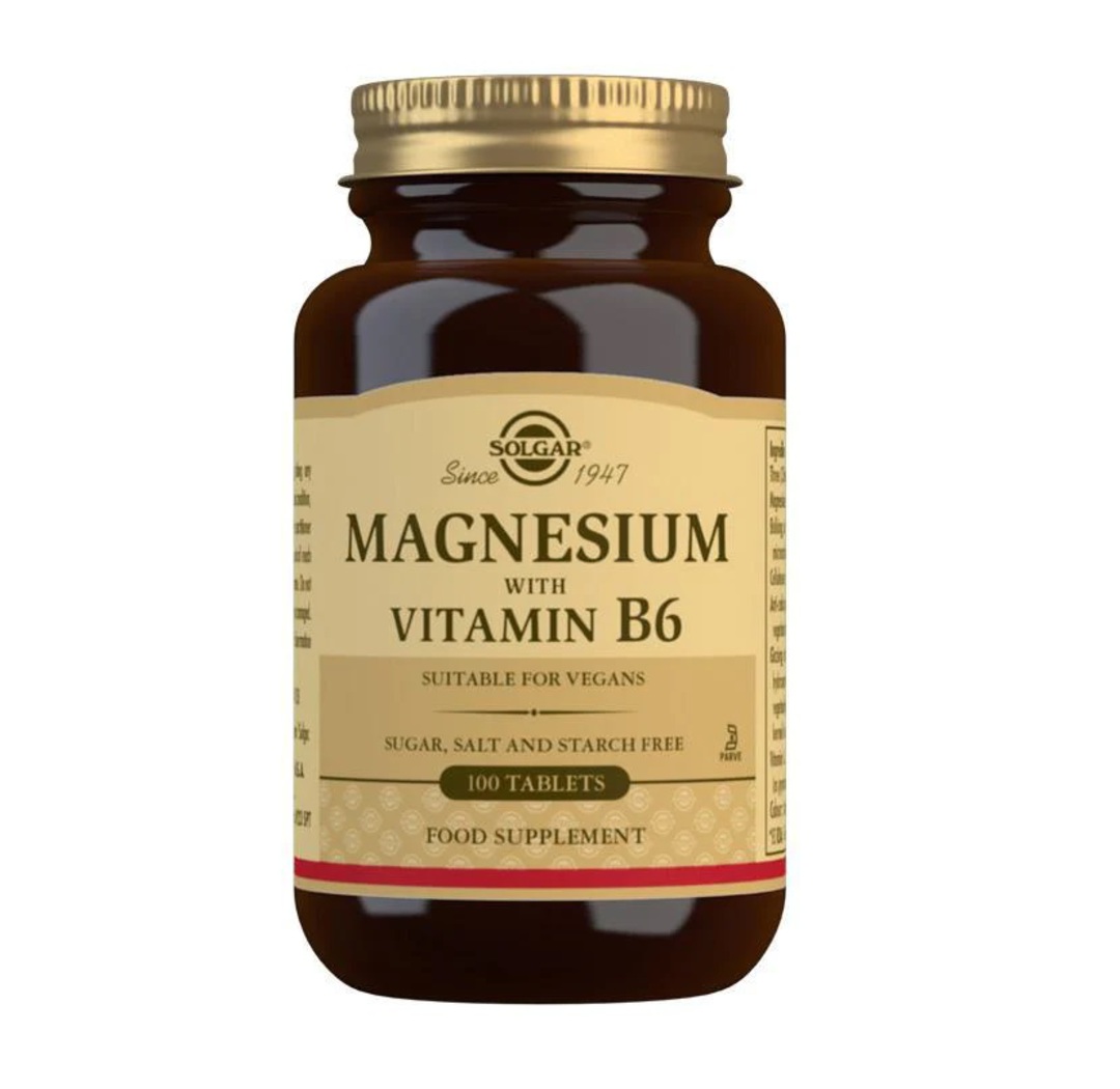 Solgar Magnesium with Vitamin B6 100 image 0